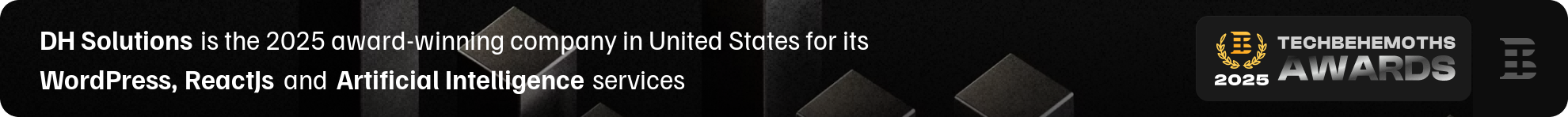 TechBehemoths Award 2025 – DH Solutions