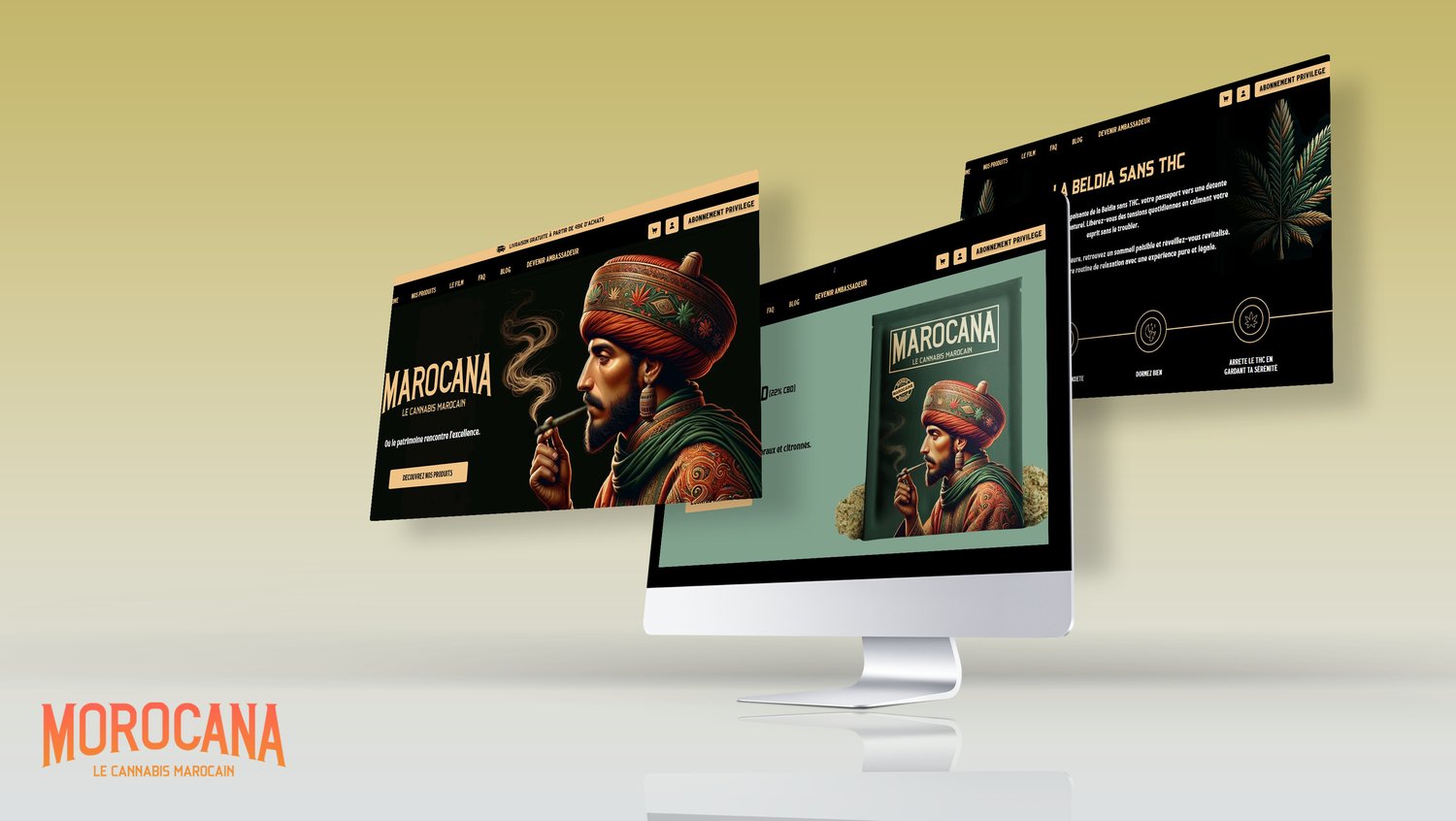 Marocana — Cannabis Brand Website