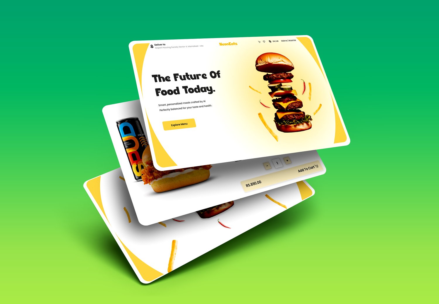 NeonEats — AI Food Delivery