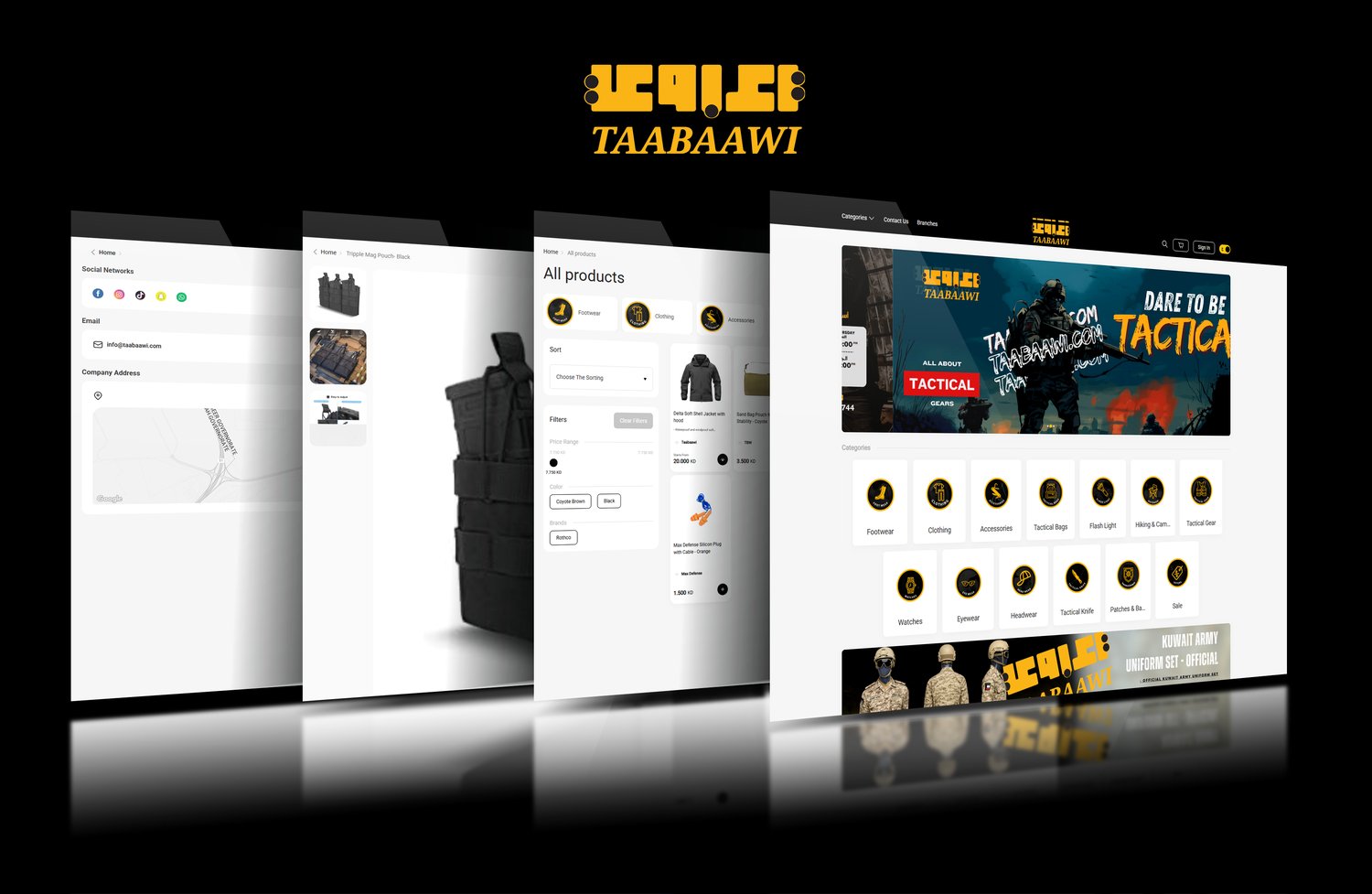 Taabaawi — Tactical Gear eCommerce